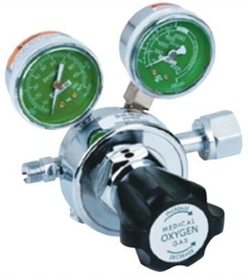Belmed 4900-0000-0011 Oxygen Two Gauge Adjustable Pressure *New