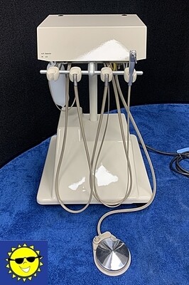 ADEC 3420 Self Contained Dental Cart - 
Built In Jun-Air Compressor & Water Bottle System (110V)*Refurbished