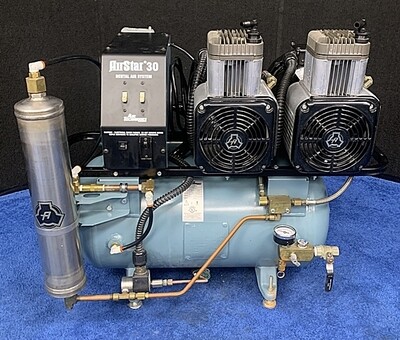 Air Techniques Air Star 30 - Dual Head Oil Less Dental Air Compressor (1.5HP) (3 - 4 User) *Refurbished Air Techniques Air Star 30 - Dual Head Oil Less Dental Air Compressor (1.5HP) (3 - 4 User) *Refurbished