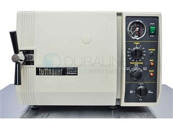 Tuttnauer 2540M Manual Autoclave - Older Model *Refurbished Tuttnauer 2540M Manual Autoclave - Older Model *Refurbished