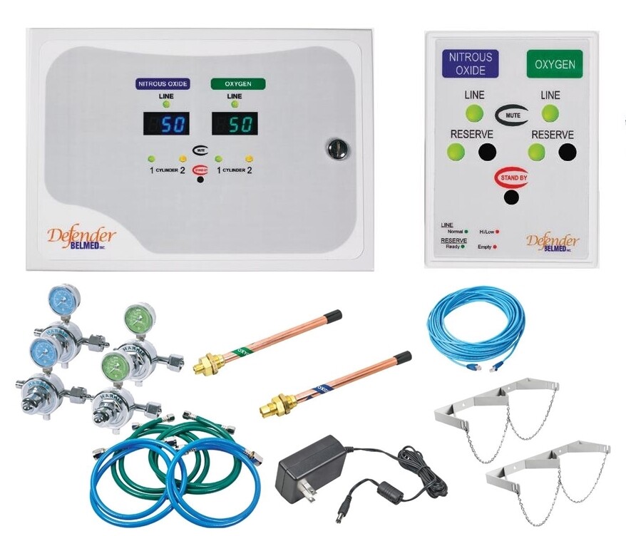 BELMED (A100) DEFENDER AUTOMATIC CHANGEOVER MANIFOLD w/ Wall Alarm & Pre-Install Kit *New BELMED (A100) DEFENDER AUTOMATIC CHANGEOVER MANIFOLD w/ Wall Alarm & Pre-Install Kit *New