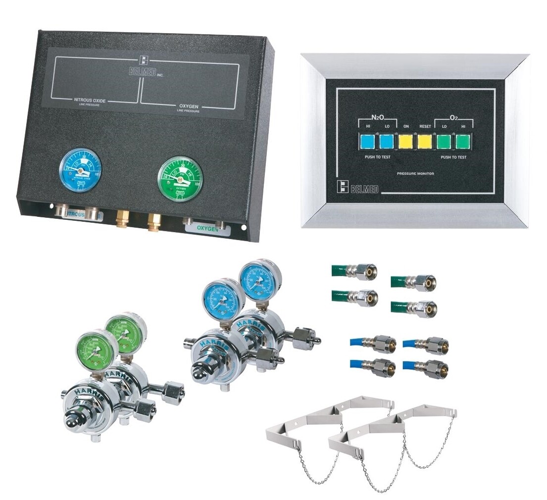 BELMED (M100) Manual Manifold System with Wall Alarm & Pre-Install Kit *New BELMED (M100) Manual Manifold System with Wall Alarm & Pre-Install Kit *New