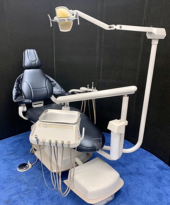 Dental EZ Radius Operatory Package - JV Generation Chair w/ TILT Feature - Plush Style, Ultraleather Upholstery, Midnight Blue *Refurbished