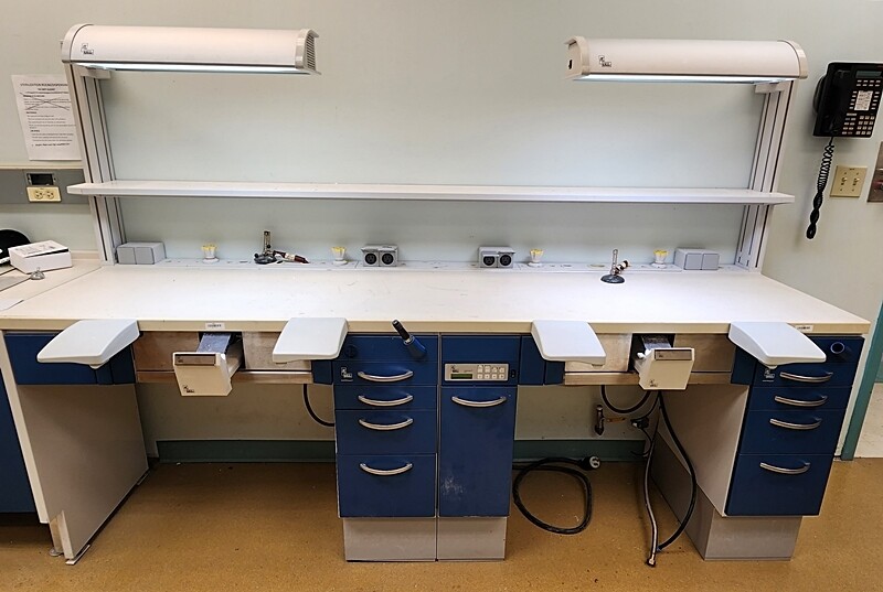 Kavo Masterspace Select (8') Dental Laboratory Work Cabinet w/ LED Lights *Excellent Used Condition