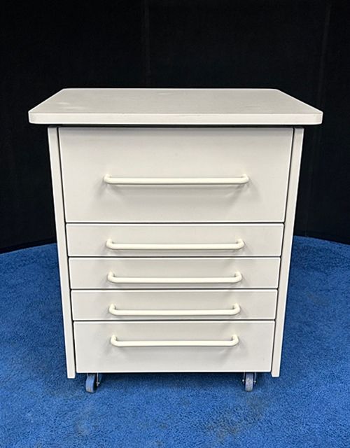 Adec TT-2386-13 Mobile/Portable Dental Cabinet w/ Sliding Top *Good Used Condition