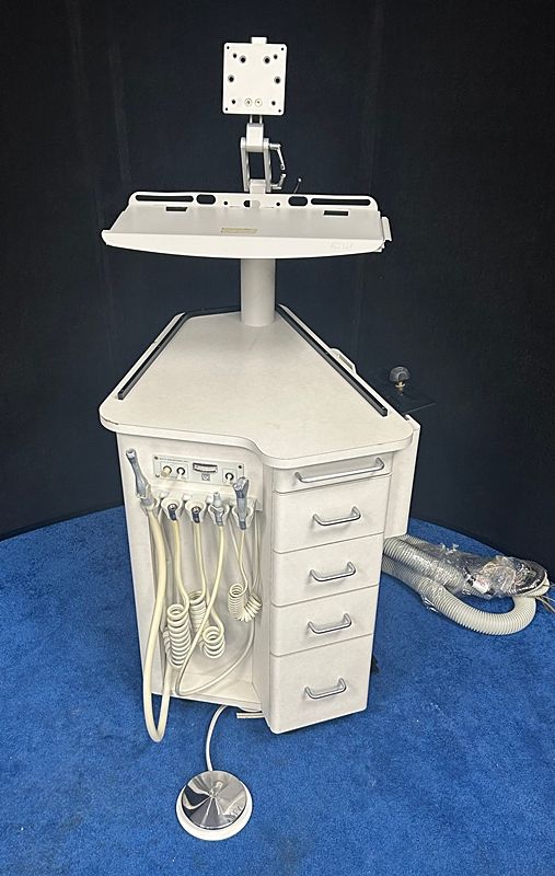 Boyd Ortho Mobile Cabinet Cart w/ Monitor Mount & Keyboard, Mouse Pad Tray Holder *Refurbished