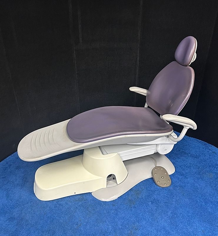 ADEC 311 Dental Patient Chair - Purple Vinyl Upholstery *Used Condition - SOLD AS IS
