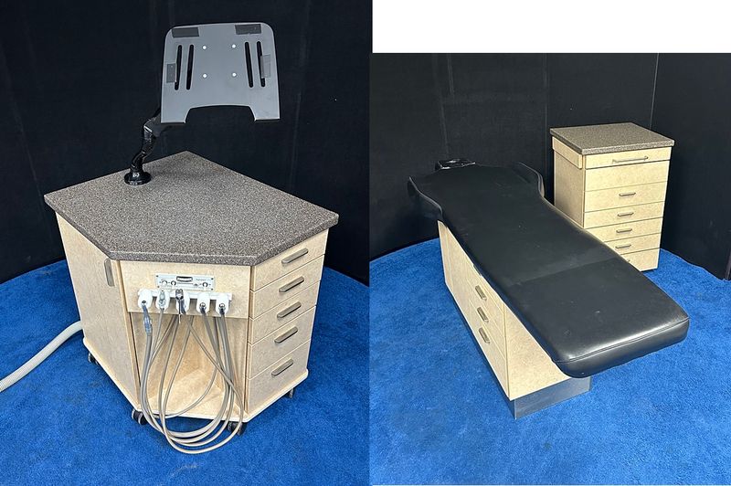 European Design 3 Room Ortho Package - PB-250 Pedo Bench, EML1820 Supply Cabinet, OC2932 Ortho Cart w/ Forest Delivery Unit - Color of Choice Vinyl Upholstery *Refurbished European Design 3 Room Ortho Package - PB-250 Pedo Bench, EML1820 Supply Cabinet, OC2932 Ortho Cart w/ Forest Delivery Unit - Color of Choice Vinyl Upholstery *Refurbished