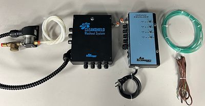 Air Techniques Dental Cleanshield Vacuum Washout System 54590 & Vacuum Equalizer 56200 *Used Condition