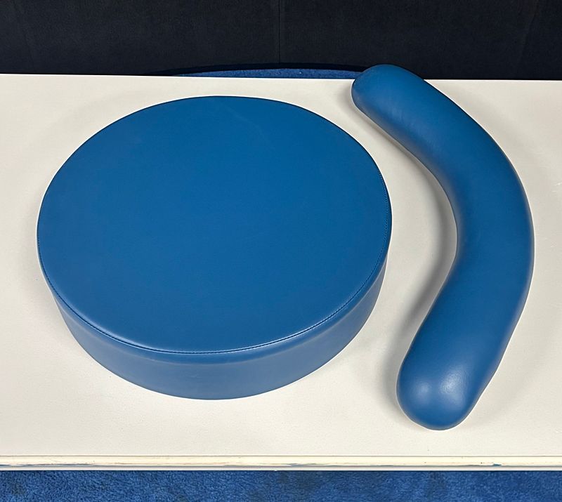 DCI Edge Assistant Stool Upholstery Kit - NEW (Ultraleather - Bayou Blue)