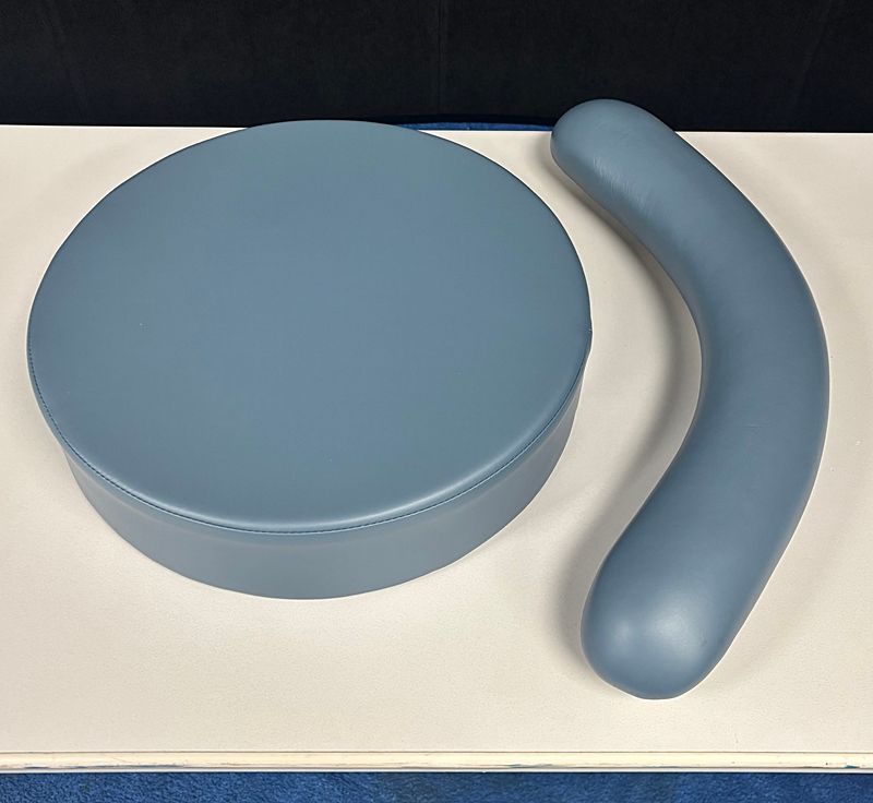 DCI Edge Assistant Stool Upholstery Kit - NEW (Ultraleather - Blue Riviera)