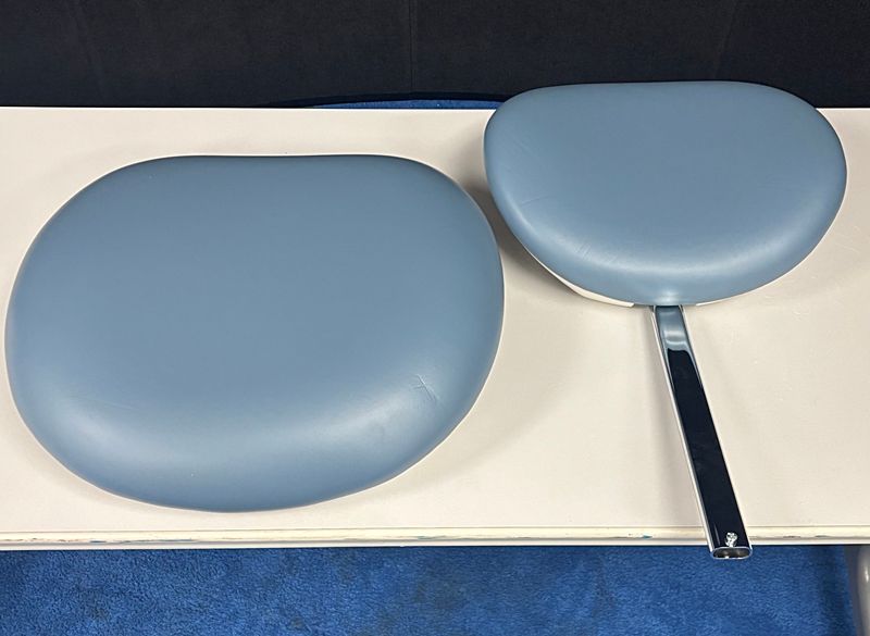 DCI Edge Doctor Stool - Upholstery Kit - NEW (Ultraleather - Blue Riviera)