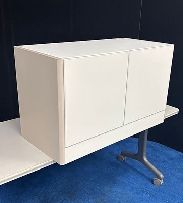 ADEC 5731 Upper Wall Dental Storage Cabinet (34"W) - (White-Tan) *Certified Used Condition