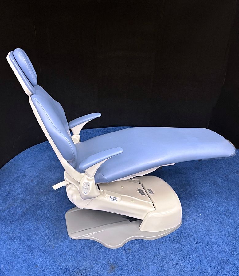 Royal Alliant A2260 Dental Patient Chair - Light Blue Vinyl Upholstery *Certified Used Condition