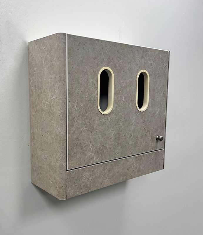 ADEC 5730 Upper Wall Dispenser Cabinet (23W) - (Greystone) *Excellent Used Condition