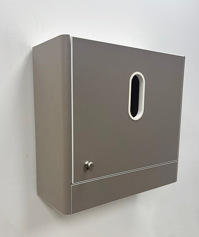 ADEC 5730 Upper Wall Dispenser Cabinet (23W) - (Dark Gray) *Excellent Used Condition