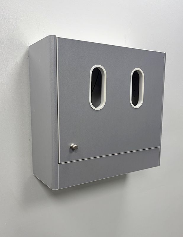 ADEC 5730 Upper Wall Dispenser Cabinet (23W) - (Silver) *Excellent Used Condition