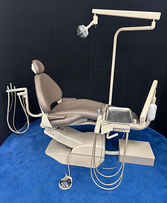 ADEC 1040 Cascade Radius Dental Operatory Package, Chair Touchpad - Curved Assistant Arm - Seamless Vinyl Upholstery, Color of Choice *Refurbished ADEC 1040 Cascade Radius Dental Operatory Package, Chair Touchpad - Curved Assistant Arm - Seamless Vinyl Upholstery, Color of Choice *Refurbished