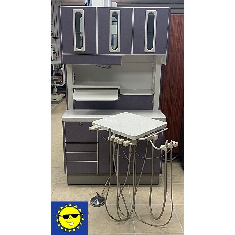 ADEC 5580 Rear Treatment Cabinet w/ Duo Delivery & Assistant Package (Purple) *Certified Used Condition