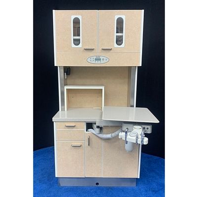 Midmark Dental Rear Treatment Cabinet (Sandstone) 36"W - Includes Assistant Pkg. *Certified Used
