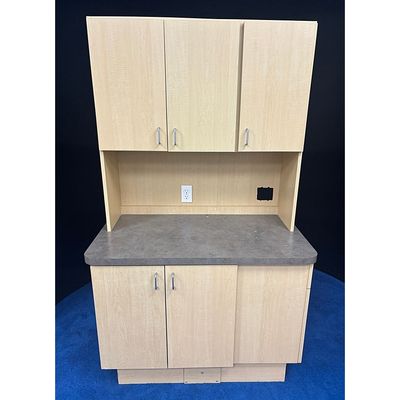 Custom Dental Rear Treatment Cabinet (Maple) 46"W - Used Condition