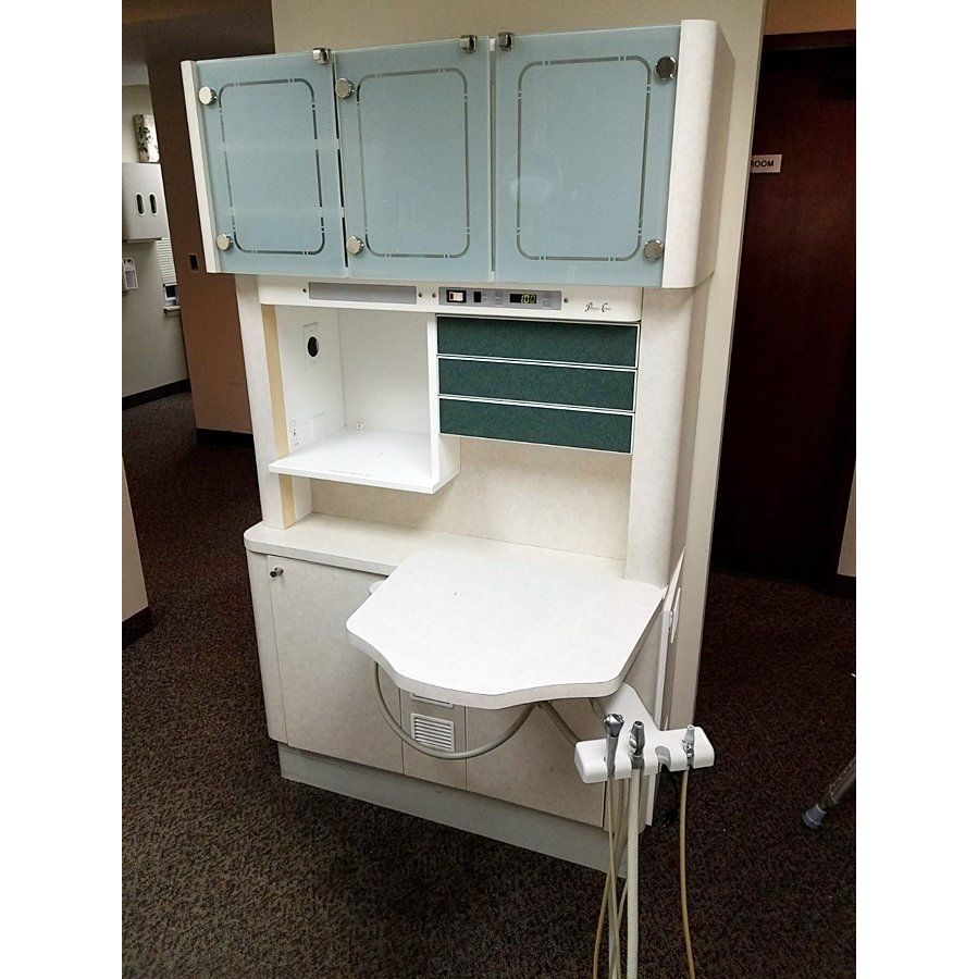 Pelton & Crane Rear Treatment Dental Cabinets w/ Assistant Pkg w/Glass Doors (42"W)