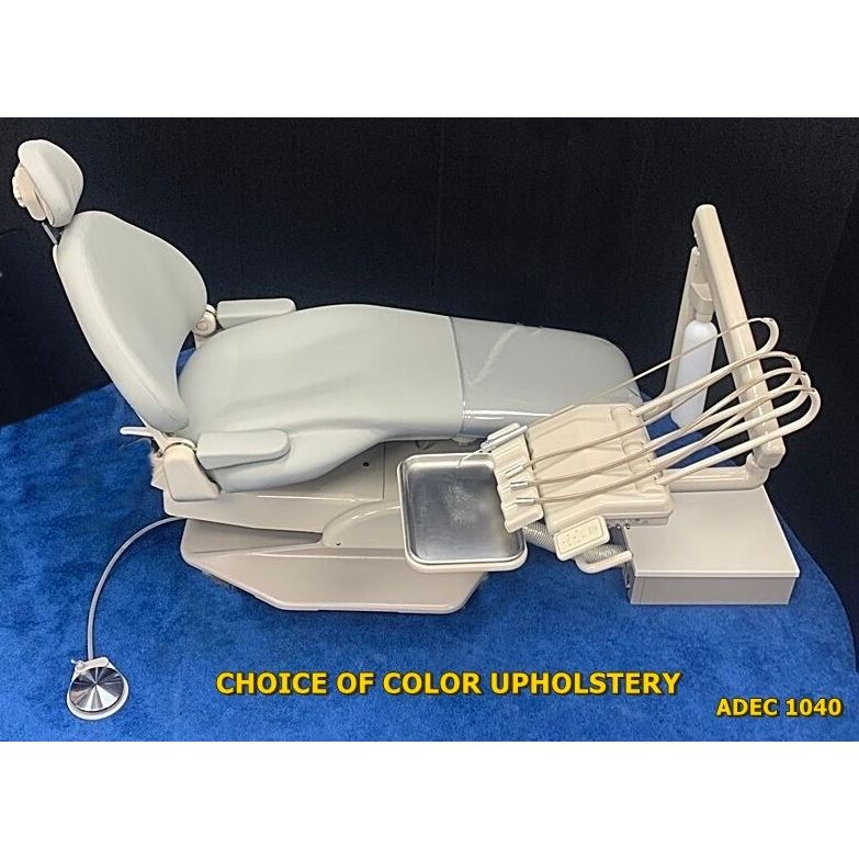 ADEC 1040 Cascade Radius Dental Operatory Package w/ Euro Style Delivery Unit Only - Seamless Vinyl Upholstery, Color of Choice *Refurbished ADEC 1040 Cascade Radius Dental Operatory Package w/ Euro Style Delivery Unit Only - Seamless Vinyl Upholstery, Color of Choice *Refurbished