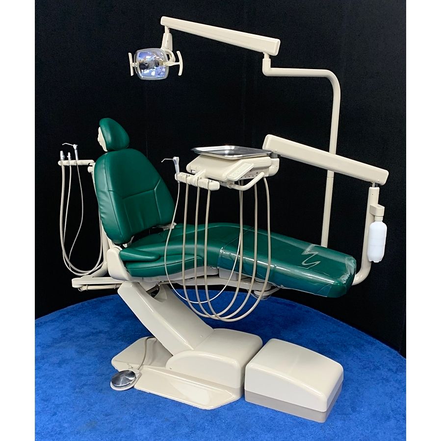 ADEC 1040 Cascade Radius Dental Operatory Package - Chair Touchpad - Plush Style Vinyl Upholstery, Color of Choice *Refurbished