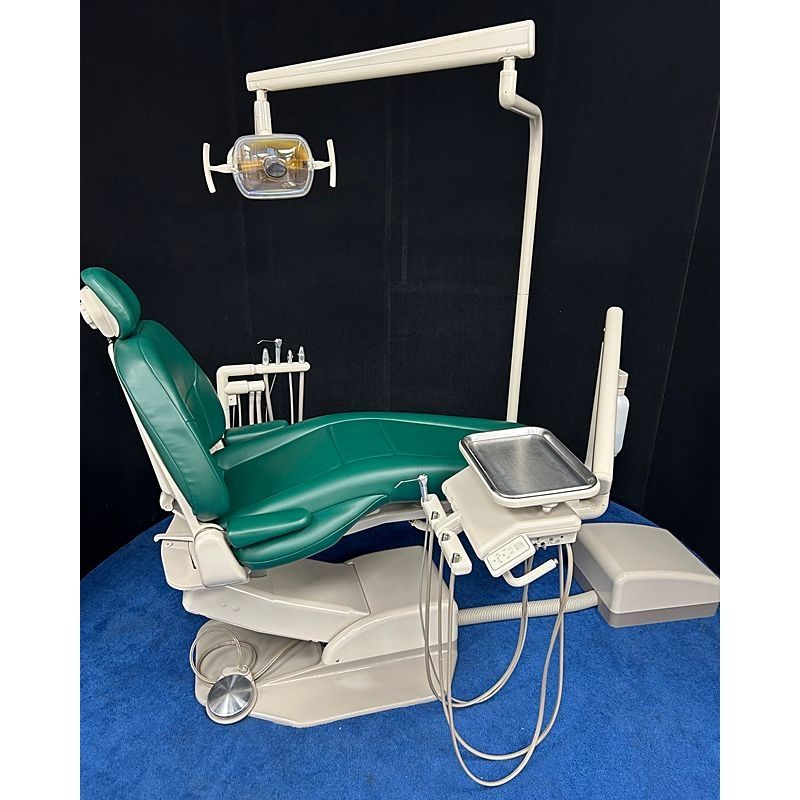 ADEC 1040 Cascade Radius Dental Operatory Package, Dual HVE - Chair Touchpad - Plush Style Vinyl Upholstery, Color of Choice *Refurbished