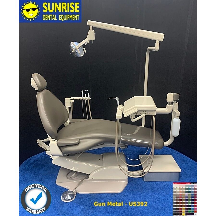 ADEC 1040 Cascade Radius Dental Operatory Package - Dual Touchpads - Seamless Vinyl Upholstery, Color of Choice *Refurbished