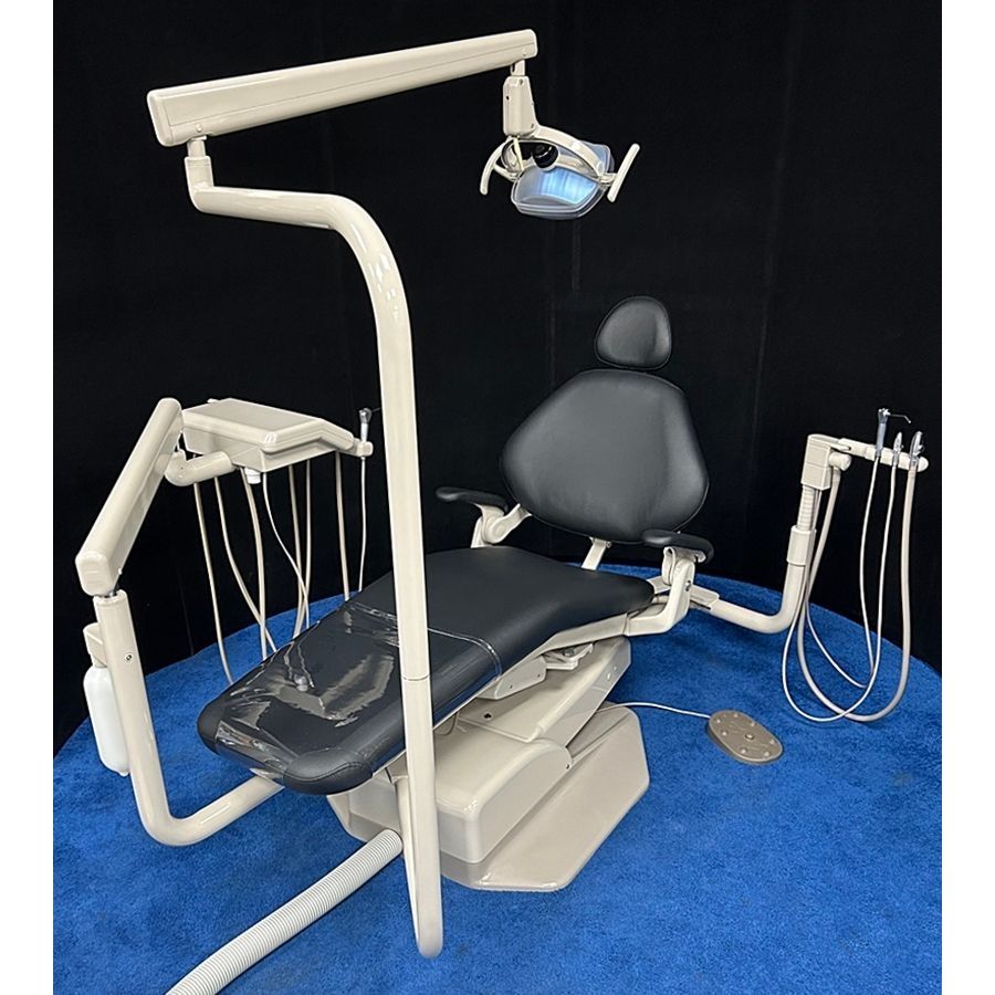 ADEC 1021 Decade Dental Radius Operatory Package (Single Touchpad & Free Foot Control) - Color of Choice Vinyl Upholstery *Refurbished