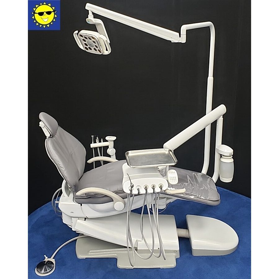 ADEC 511-332-551-571L - Complete Operatory Package (White) - Radius LED Light, Delivery, Assistant Pkg. - Ultraleather Upholstery - Color of Choice *Refurbished