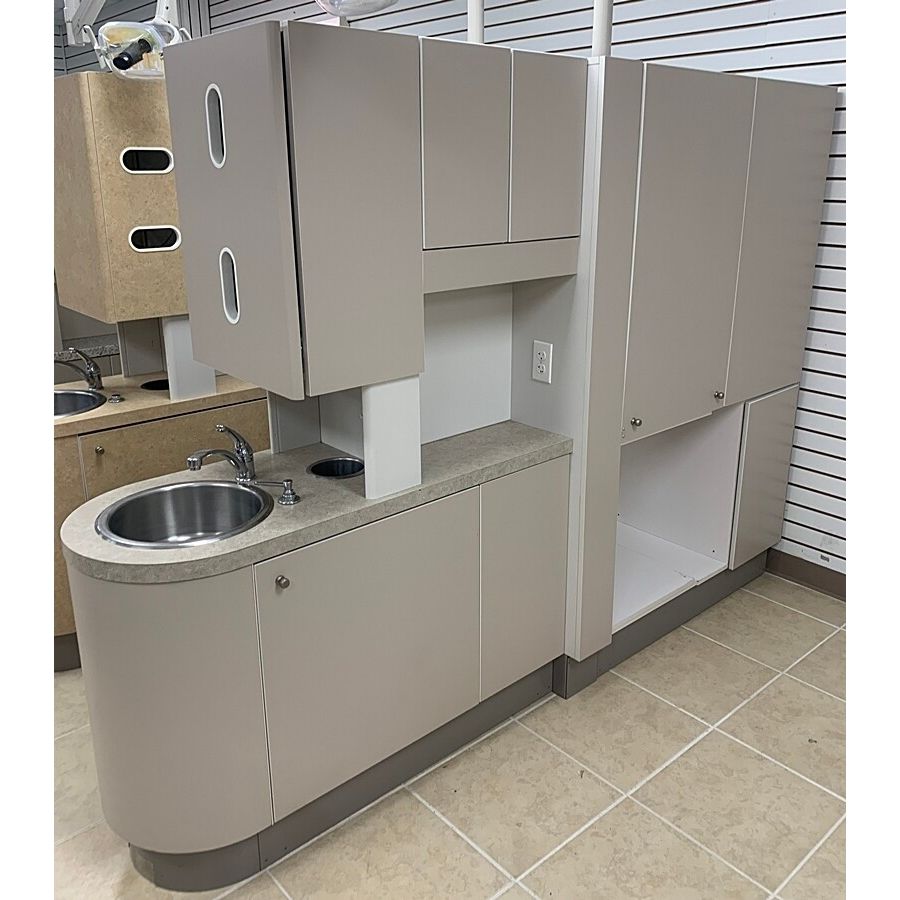 ADEC 5543 Center Island Cabinet (72"H) - X-Ray Pass Through - Side Delivery Access *Excellent  Used Condition