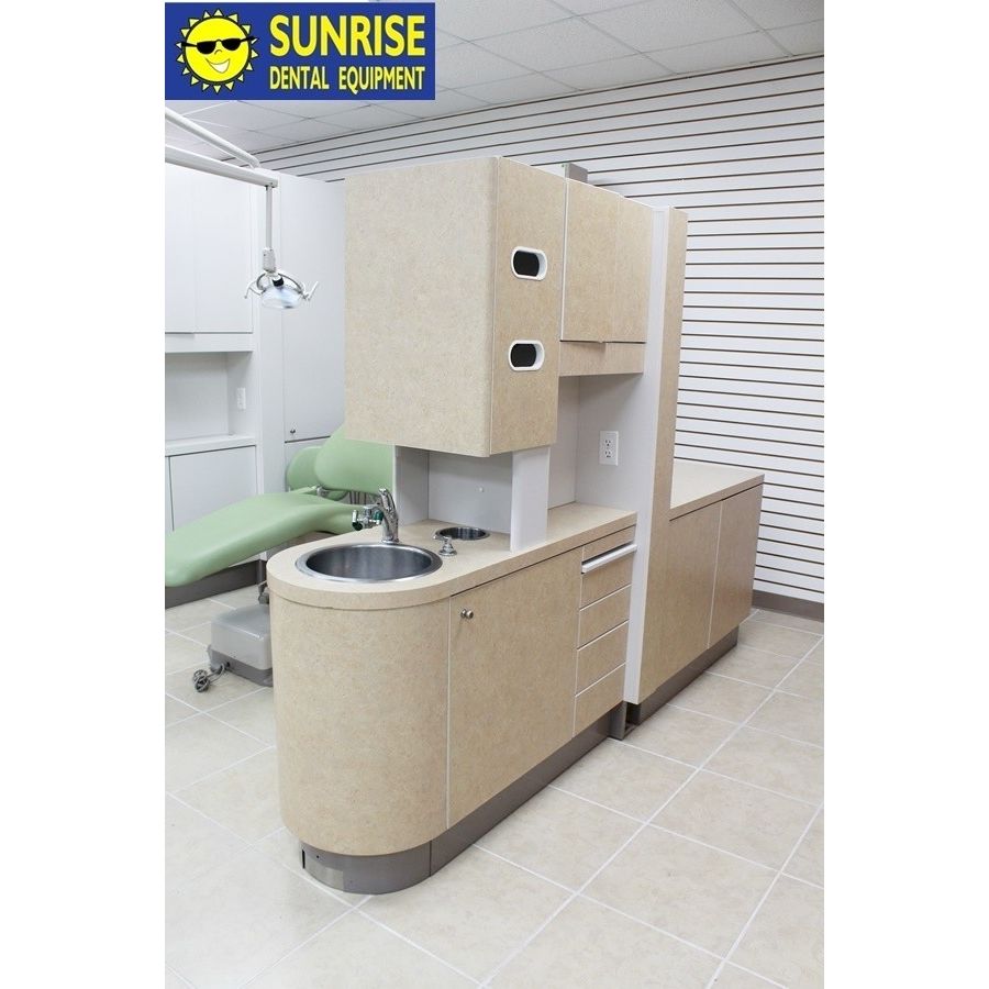 ADEC 5543 Dental Center Island Cabinet w/ Sink & Faucet *Excellent Used Condition
