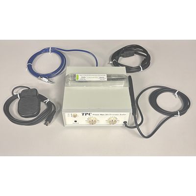 TPC Power MAX 25 - Ultrasonic Scaler (25K Inserts Only) Previous Model *Used TPC Power MAX 25 - Ultrasonic Scaler (25K Inserts Only) Previous Model *Used