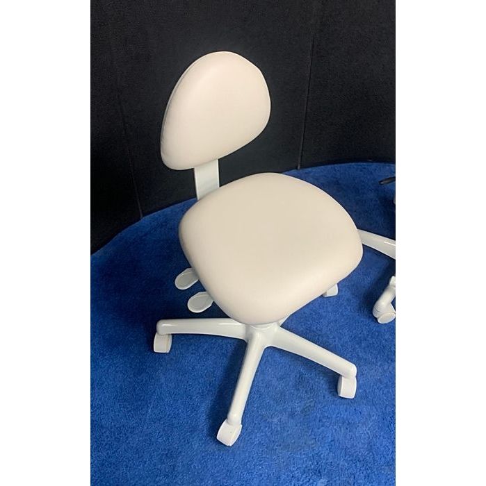 Midmark Dental Stool (Doctor 153811) - New Ultraleather Upholstery, Color of Choice *Refurbished (Doe UL)