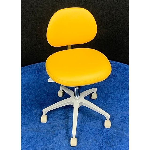 ADEC 1601 (White) Dental Doctor Stool - Ultraleather Upholstery - Color of Choice *Refurbished (Sassy)