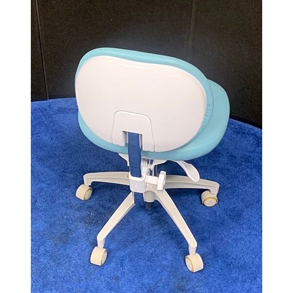 ADEC 1601 (White) Dental Doctor Stool - Ultraleather Upholstery - Color of Choice *Refurbished (Lagoon)