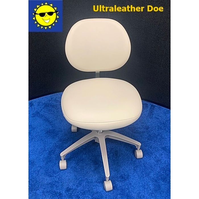 ADEC 1601 (Surf) Dental Doctor Stool - Ultraleather Upholstery - Color of Choice *Refurbished (Doe)