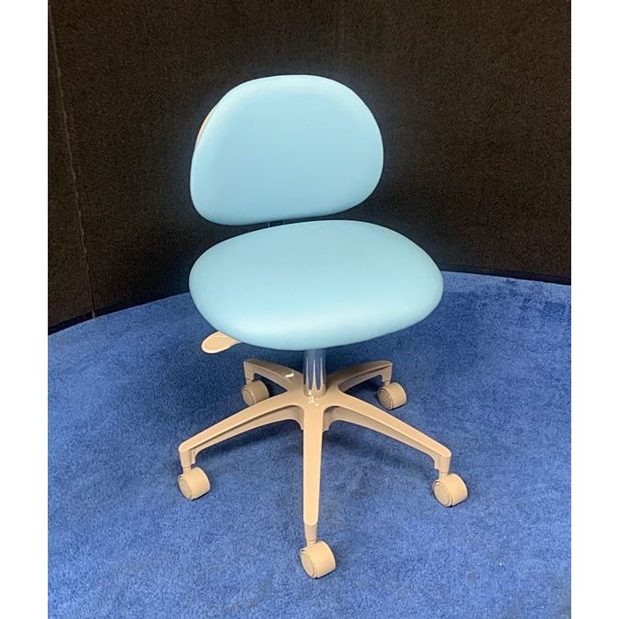 ADEC 1601 (Surf) Dental Doctor Stool - Vinyl Upholstery - Color of Choice *Refurbished (Wedgewood)