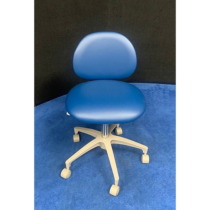 ADEC 1601 (Surf) Dental Doctor Stool - Vinyl Upholstery - Color of Choice *Refurbished (Mallard Blue)