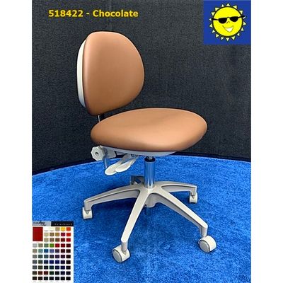 ADEC 1601 (Surf) Dental Doctor Stool - Vinyl Upholstery - Color of Choice *Refurbished (Chocolate)