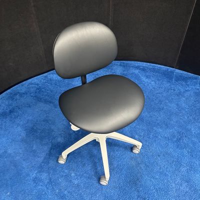 Pelton & Crane Dental Doctor Stool - Color of Choice Vinyl Upholstery *Refurbished (Black)