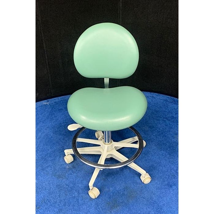Brewer 3125 Dental Doctor Stool w/ Foot Ring *Used (As Is)