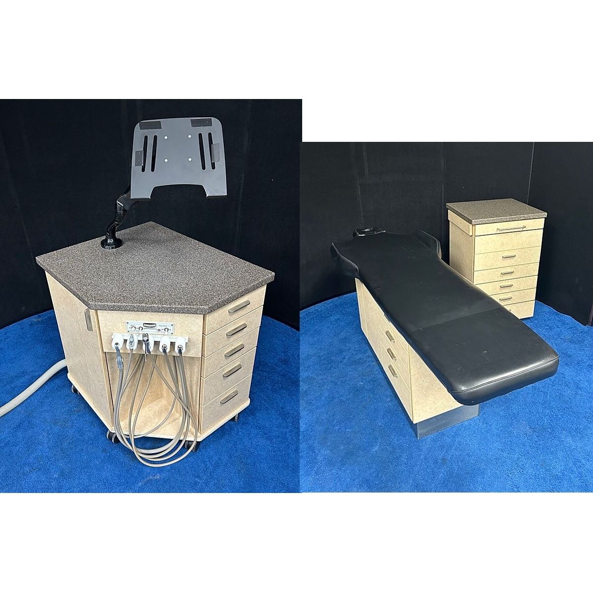 European Design 3pc Ortho Package - PB-250 Pedo Bench, EML1820 Supply Cabinet, OC2932 Ortho Cart w/ Forest Delivery Unit - Color of Choice Vinyl Upholstery *Refurbished European Design 3pc Ortho Package - PB-250 Pedo Bench, EML1820 Supply Cabinet, OC2932 Ortho Cart w/ Forest Delivery Unit - Color of Choice Vinyl Upholstery *Refurbished