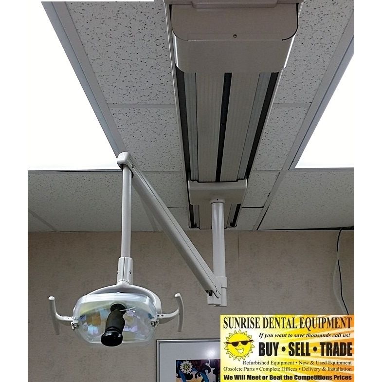 ADEC 6300 Dental Track Light For 9' Ceilings - Halogen *Refurbished