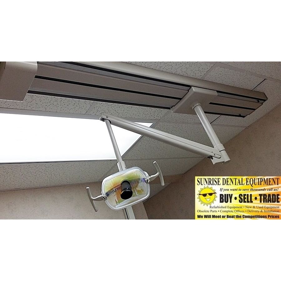 ADEC 6300 Dental Track Light For 8' Ceilings - Halogen *Refurbished