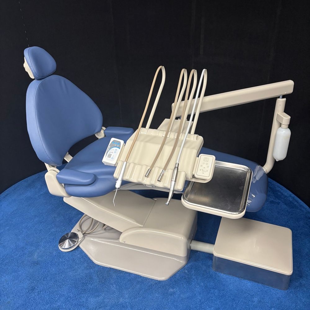 ADEC 1040 Euro Delivery Radius Chair Package w/ New VectorMatic Electric Handpiece System - Seamless Vinyl Upholstery (Color of Choice) *Refurbished