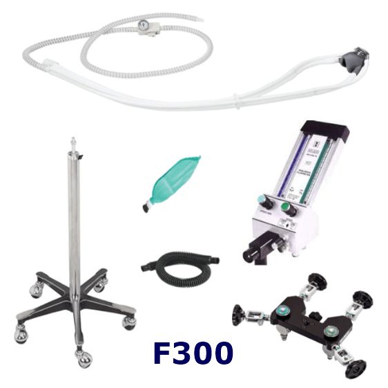 Belmed (F300) Flowmeter System, 4 Cylinder Yoke Block, Tall Mobile Stand, Scavenger Rubber Goods *New Belmed (F300) Flowmeter System, 4 Cylinder Yoke Block, Tall Mobile Stand, Scavenger Rubber Goods *New