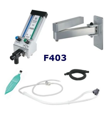 Belmed (F403) Flowmeter, 8 Belmed (F403) Flowmeter, 8" Double Swivel Arm Mount, Scavenger Rubber Goods *New